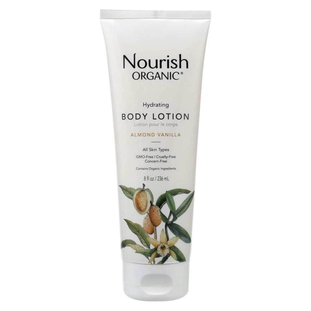 Nourish Organic Hydrating And Smoothing Body Lotion, Vanilla Chamomile, 8 Oz